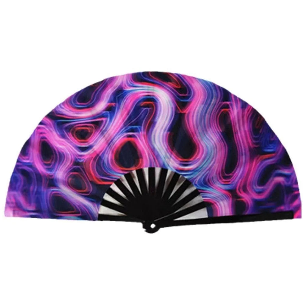 Kaleido Rave Hand Fan