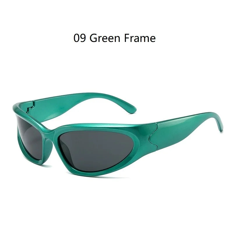 Kaleido Futuristic Wrap Shades