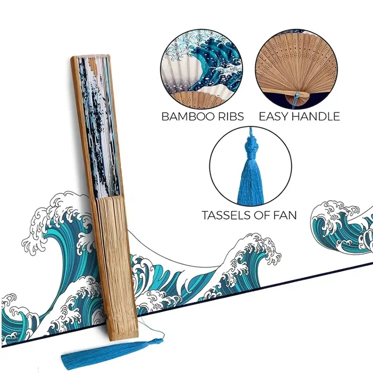 Kaleido Kanagawa Wave Fan