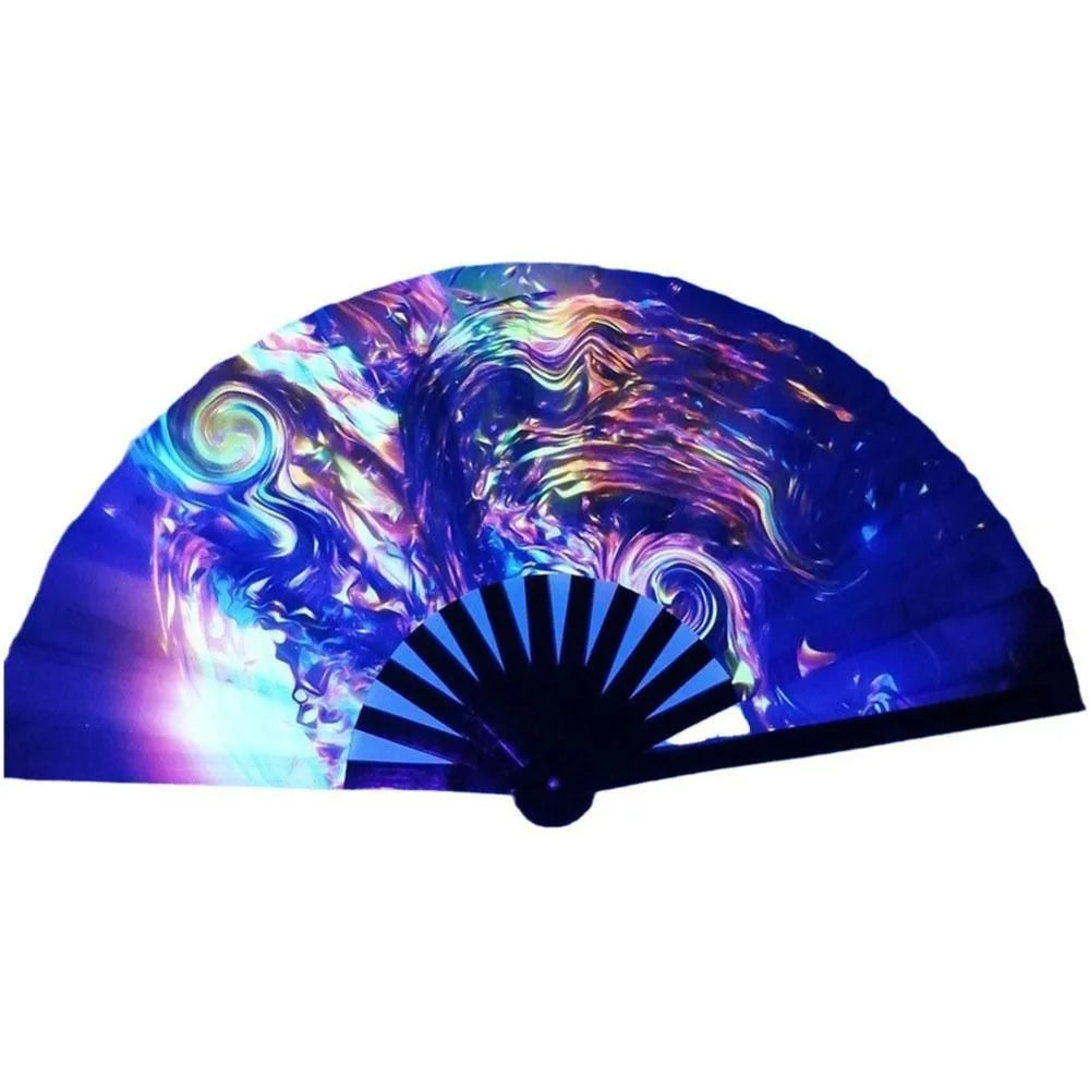 Kaleido Rave Hand Fan
