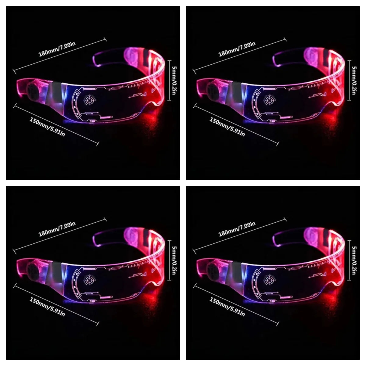 Kaleido Glow Visor