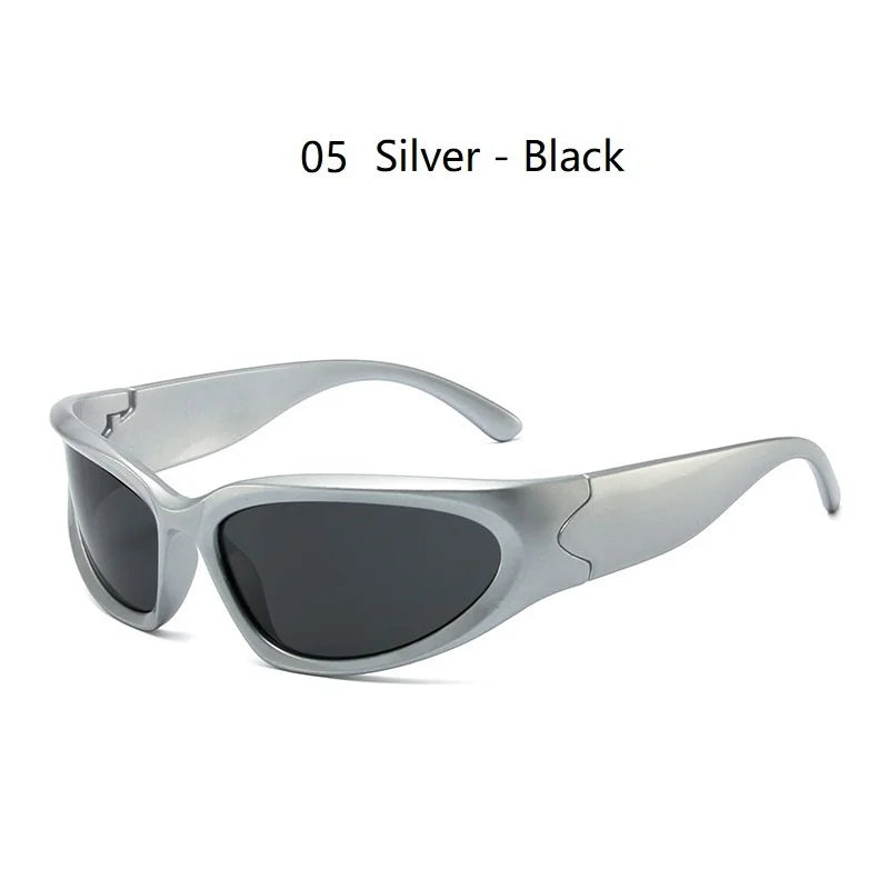 Kaleido Futuristic Wrap Shades