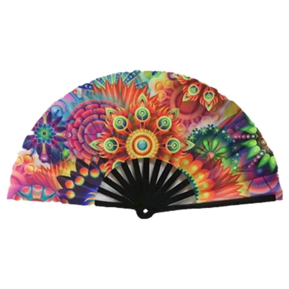 Kaleido Rave Hand Fan