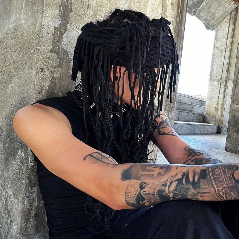 Kaleido Tassel Bandana Scarf