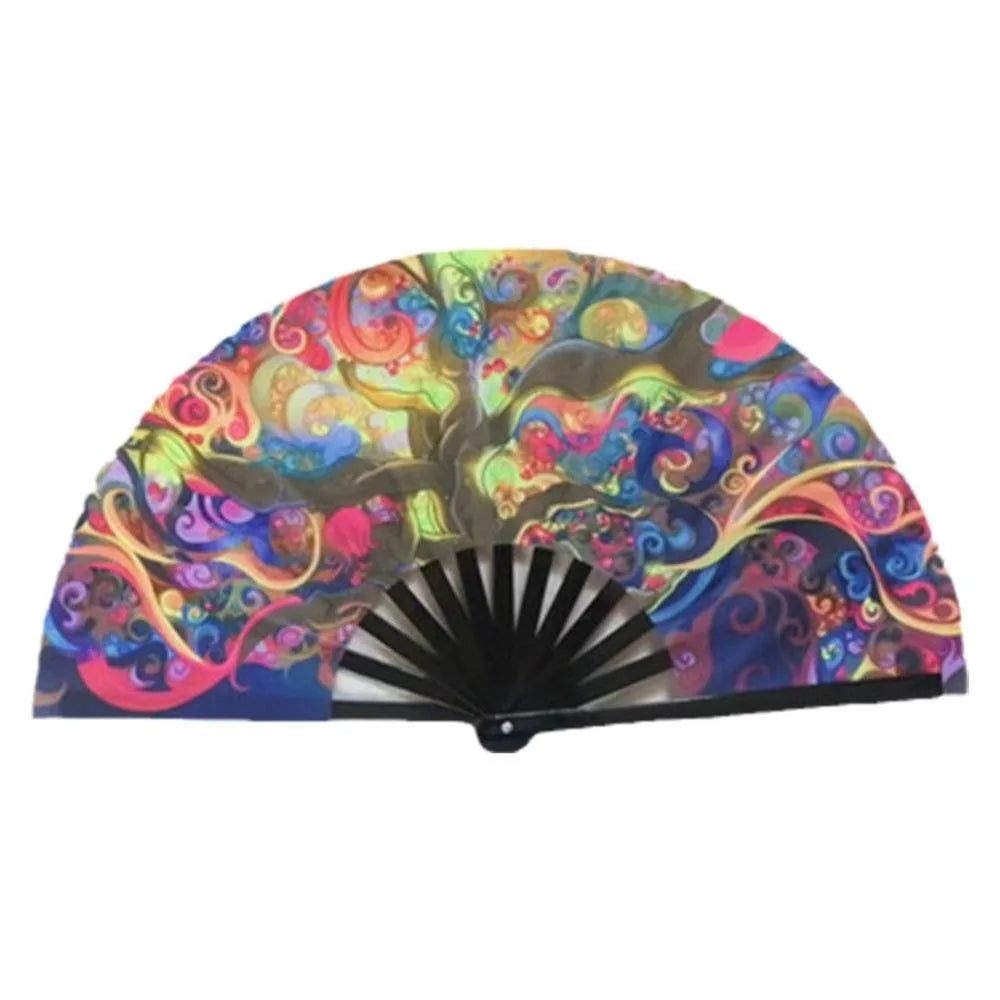 Kaleido Rave Hand Fan