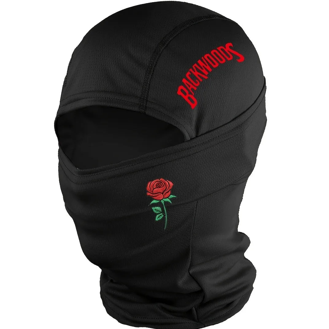 Kaleido Rose Print Balaclava Backwoods