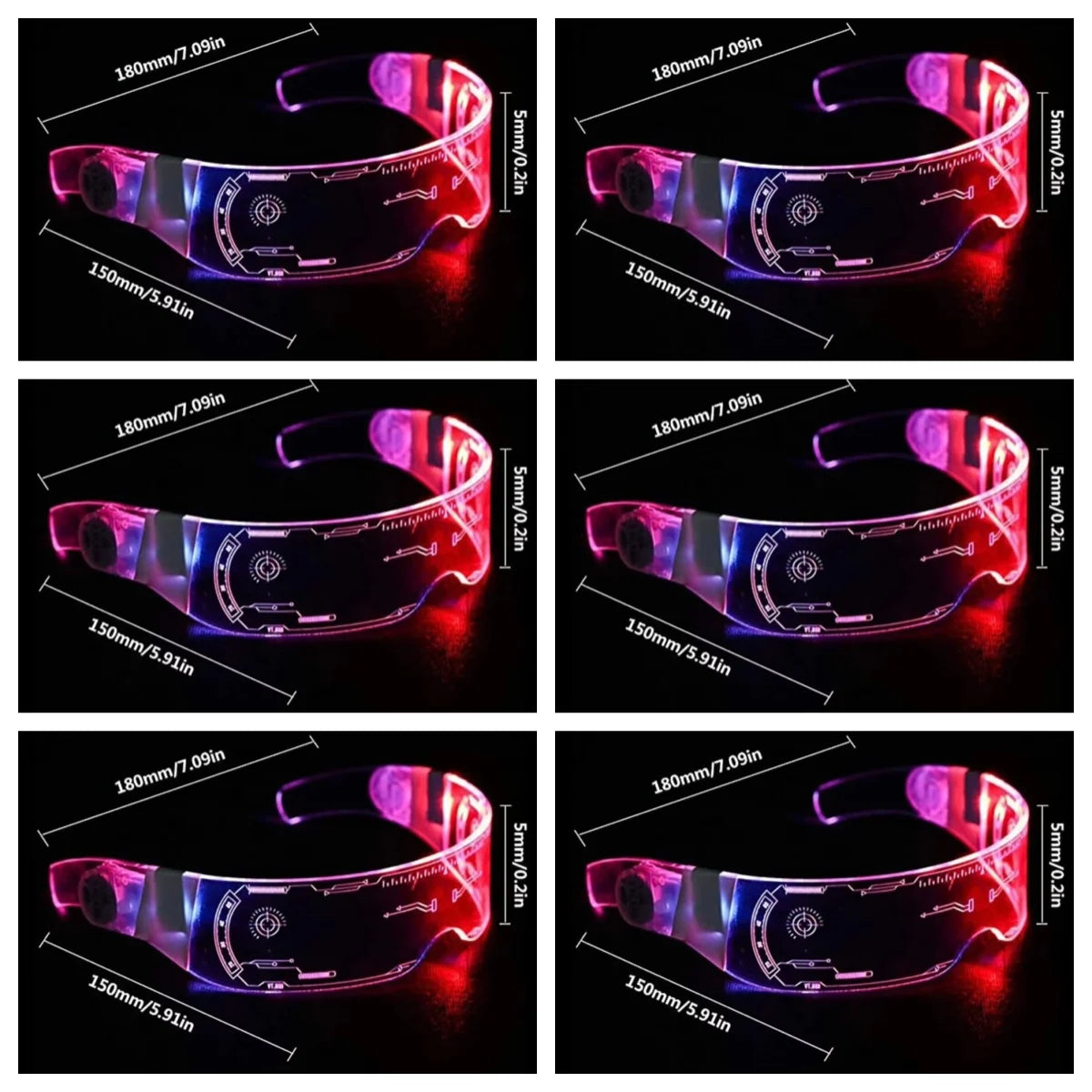 Kaleido Glow Visor