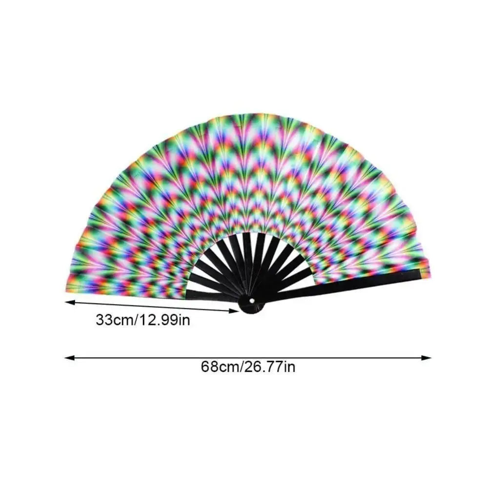 Kaleido Rave Hand Fan