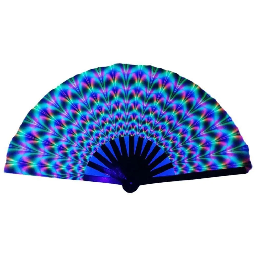 Kaleido Rave Hand Fan