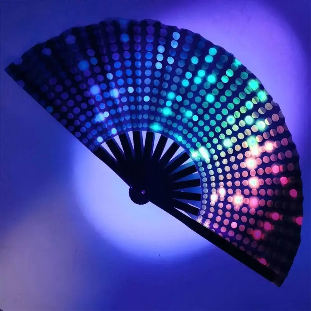 Kaleido Rave Hand Fan