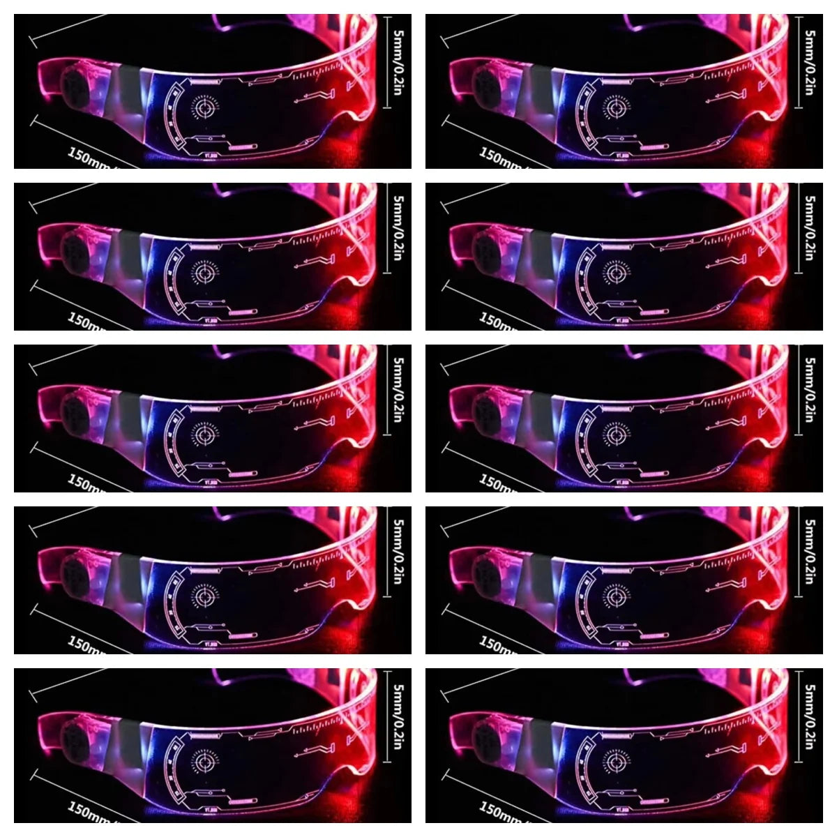 Kaleido Glow Visor