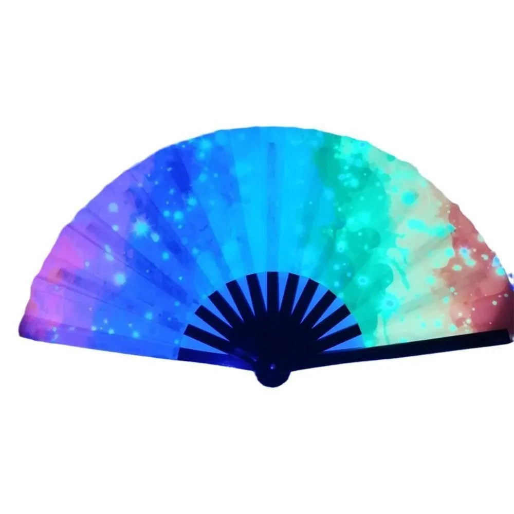 Kaleido Rave Hand Fan