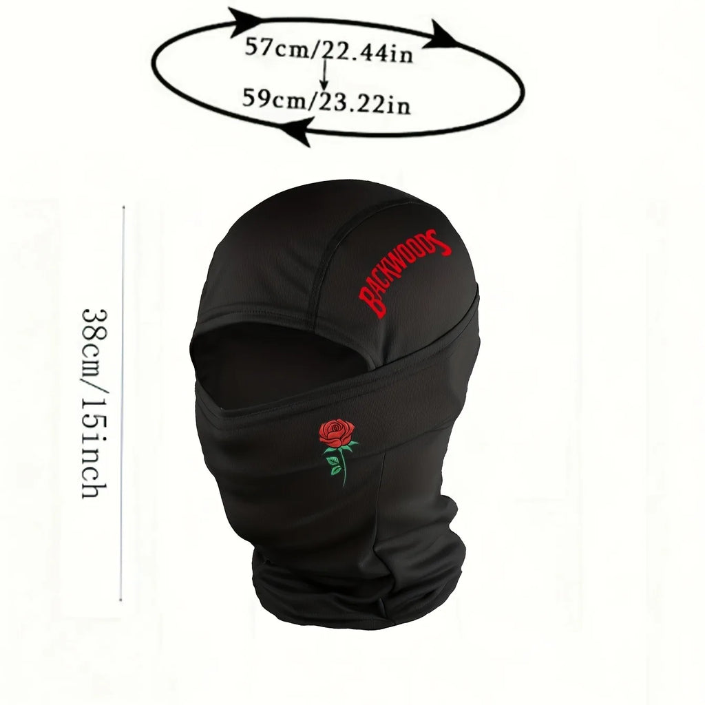 Kaleido Rose Print Balaclava Backwoods