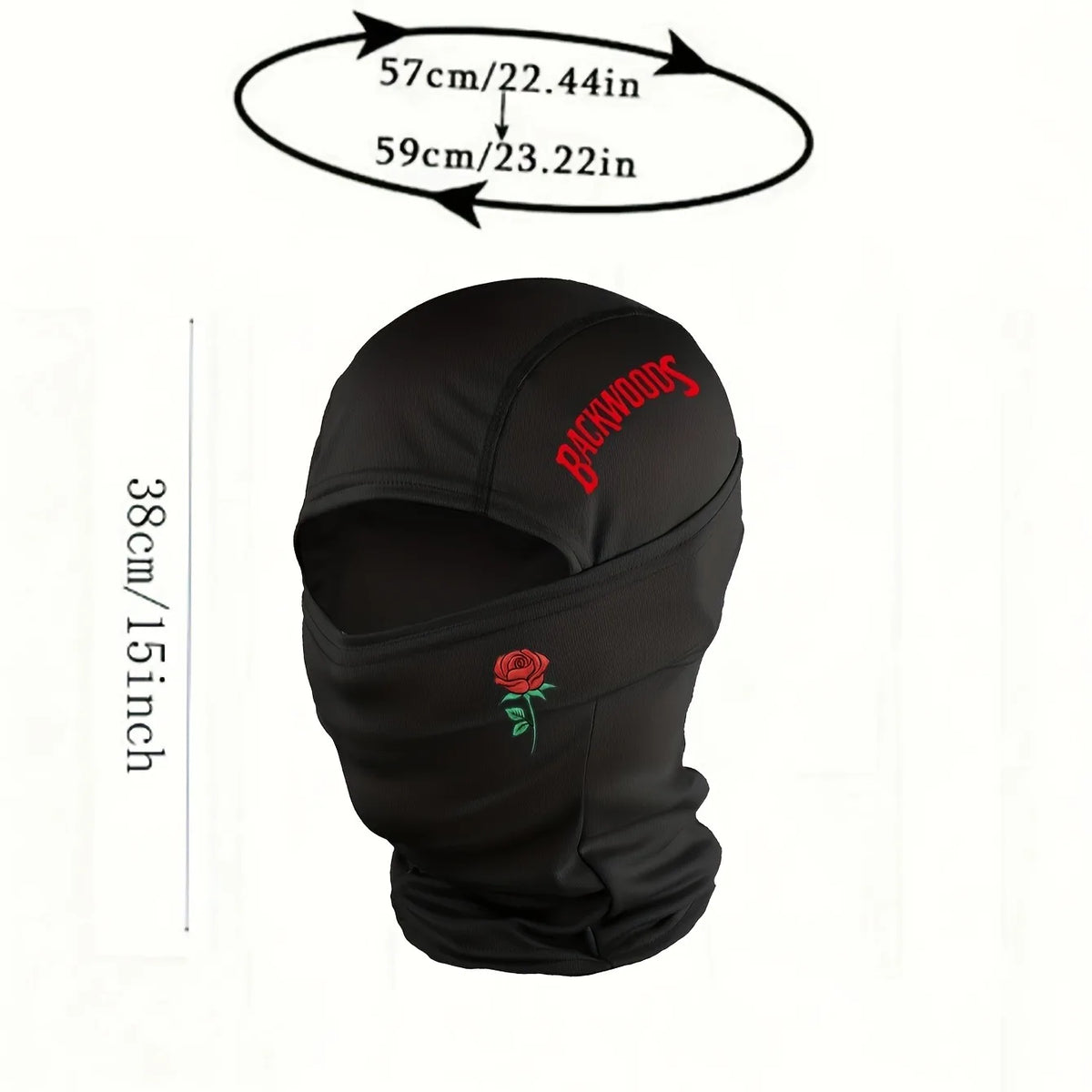 Kaleido Rose Print Balaclava Backwoods