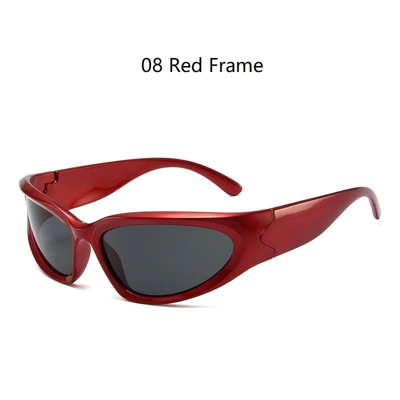 Kaleido Futuristic Wrap Shades