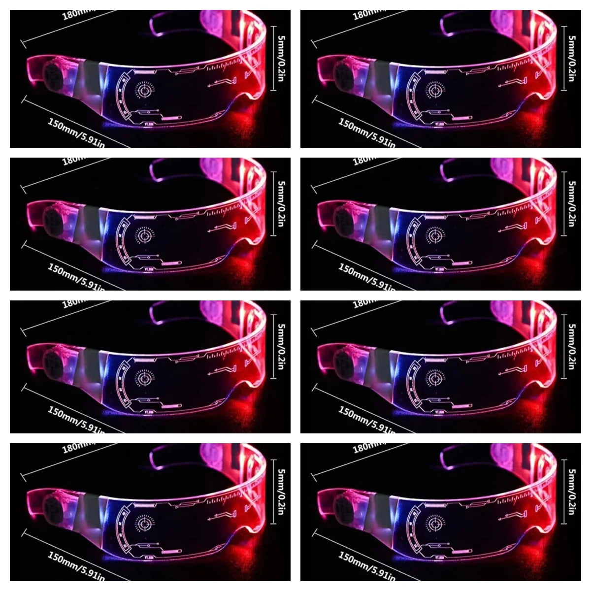 Kaleido Glow Visor