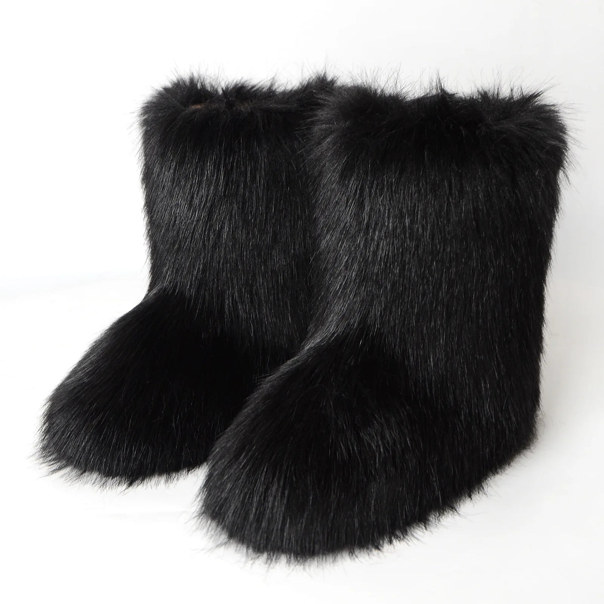 Kaleido Fuzzy Fur Boots